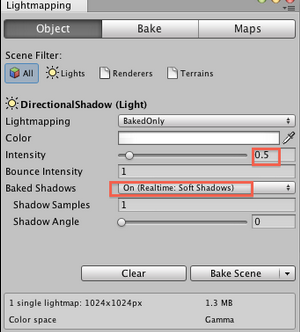 unity3d lightmap shadow