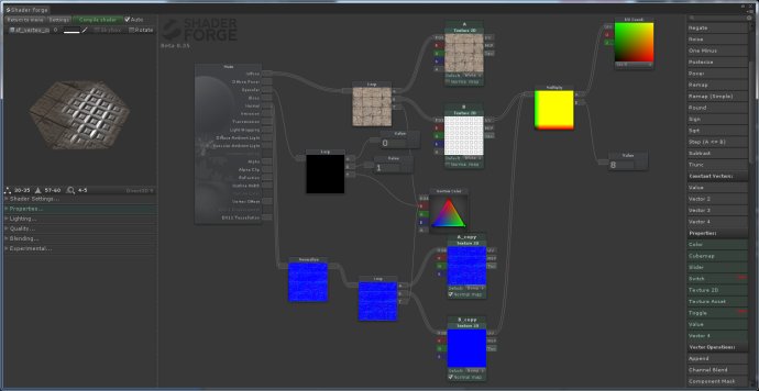 shader forge教程之顶点颜色以及UV设置